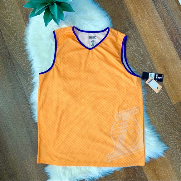 NWT UNK NBA Lakers Muscle Tank Top V Neck XXL - Picture 1 of 7